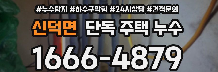 신덕면 단독 주택 누수