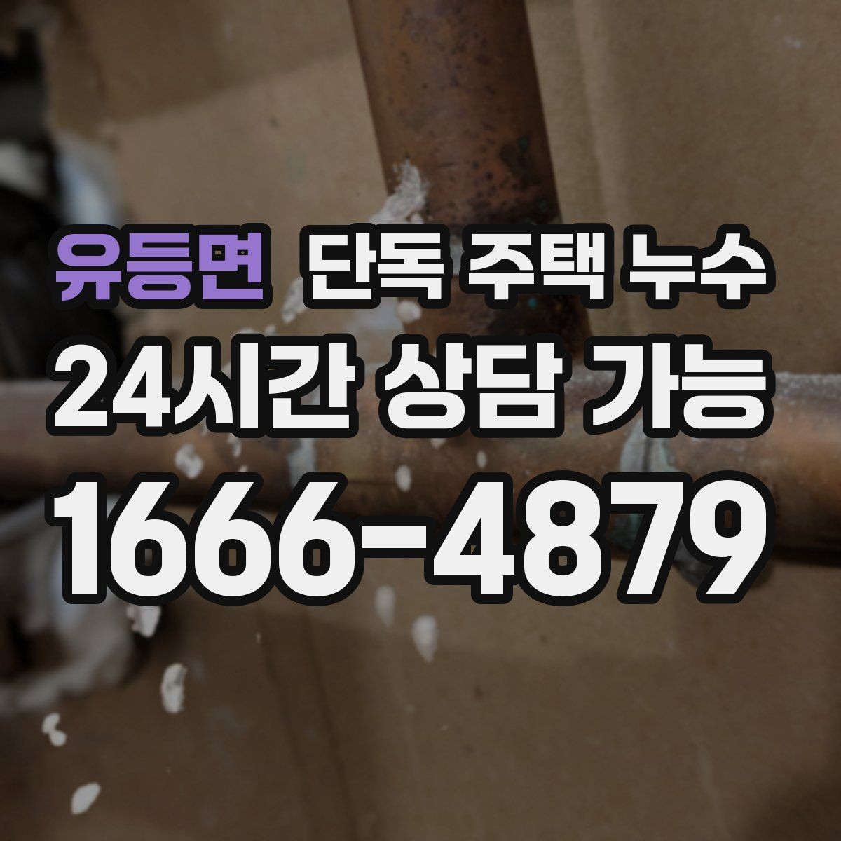 유등면 단독 주택 누수 겨울철 동파 예방과 함께 점검할 곳