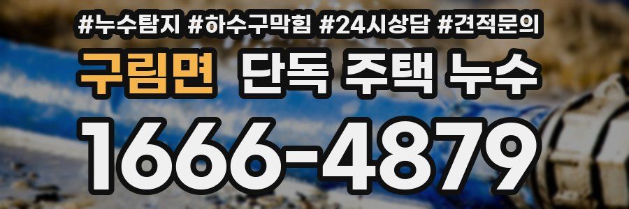 구림면 단독 주택 누수