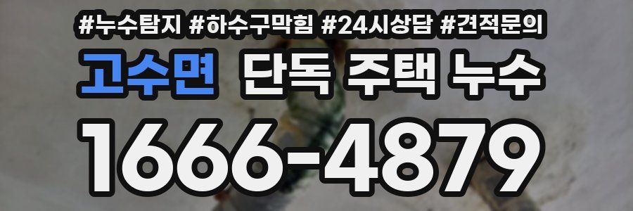 고수면 단독 주택 누수