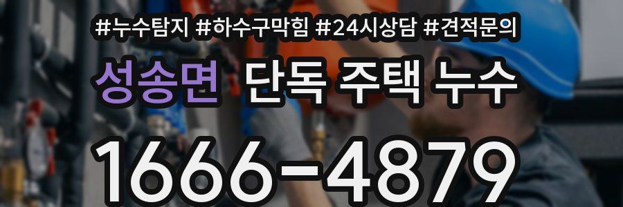 성송면 단독 주택 누수