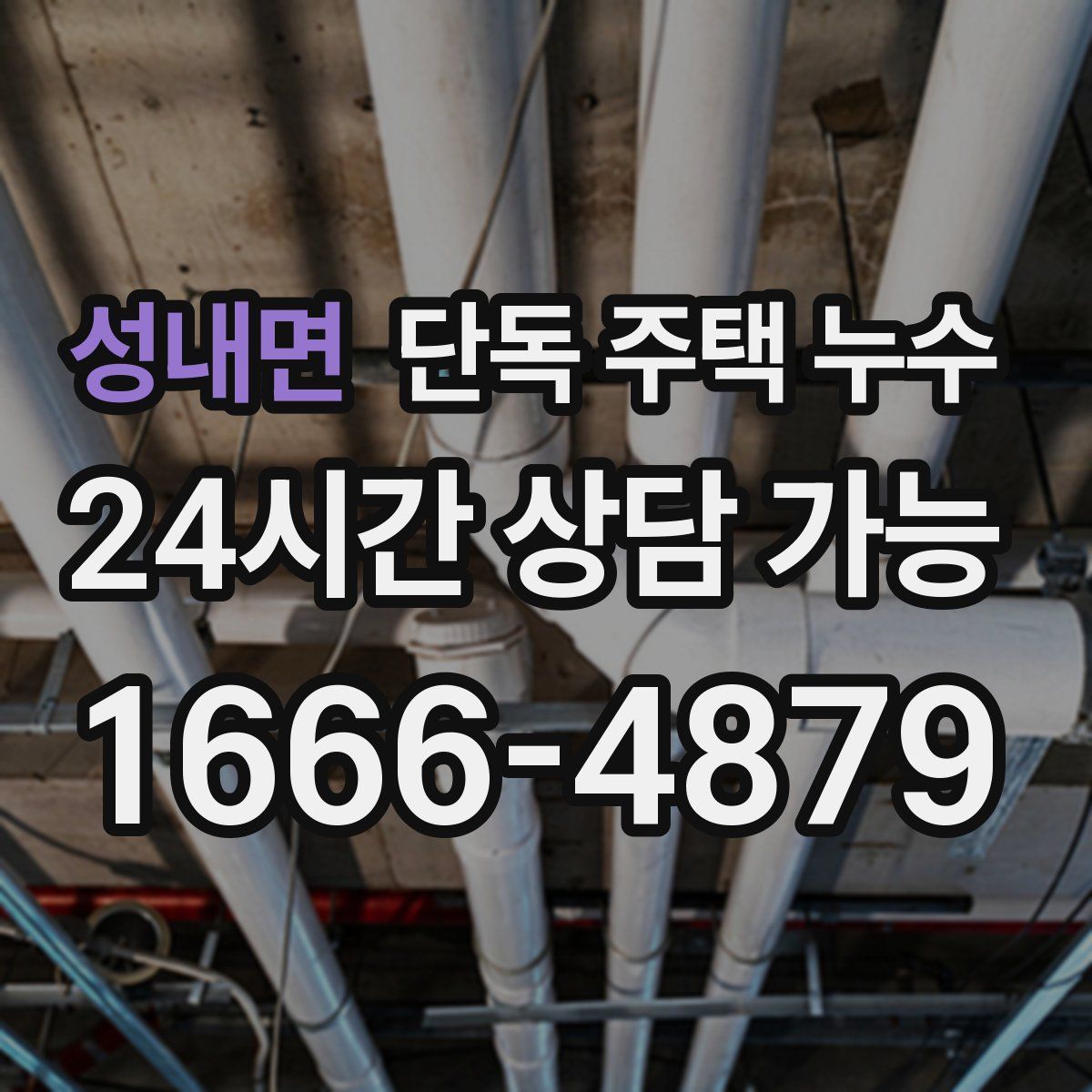 성내면 단독 주택 누수