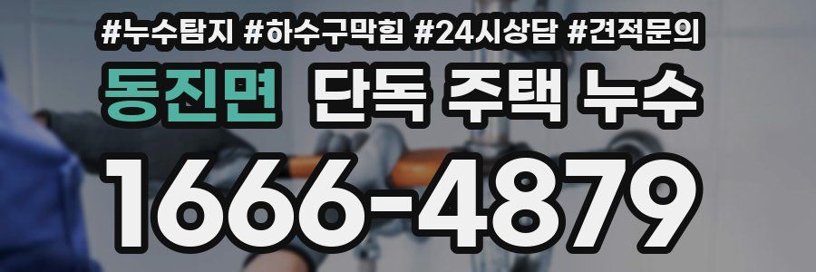 동진면 단독 주택 누수