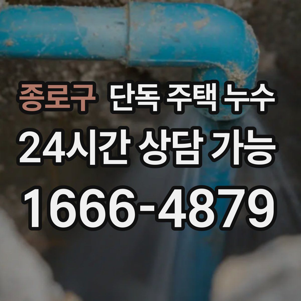 종로구 단독 주택 누수