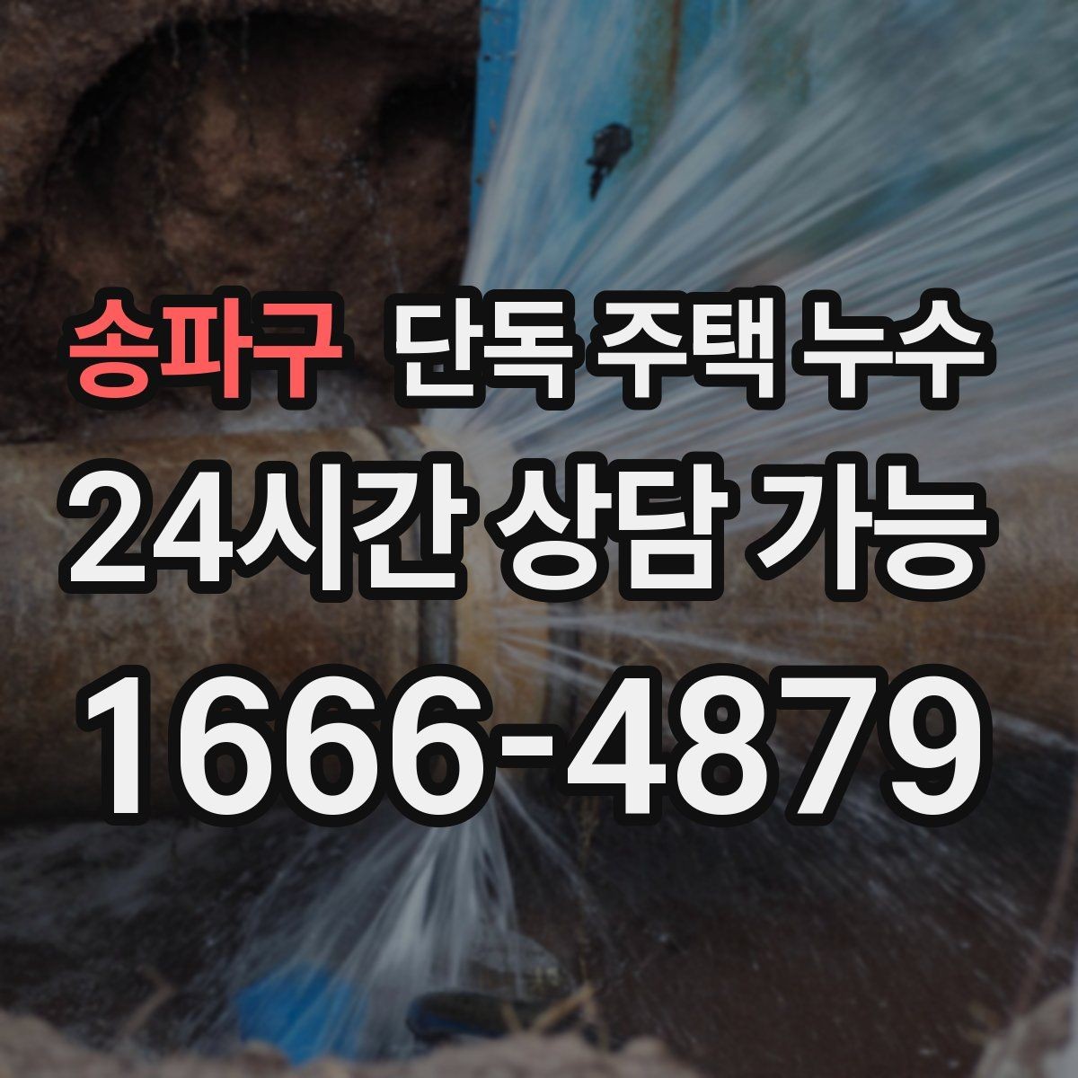 송파구 단독 주택 누수 벽 하단만 젖는다면 배수 문제일까