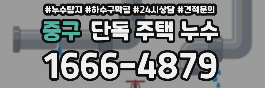 중구 단독 주택 누수