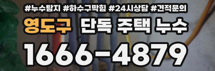 영도구 단독 주택 누수