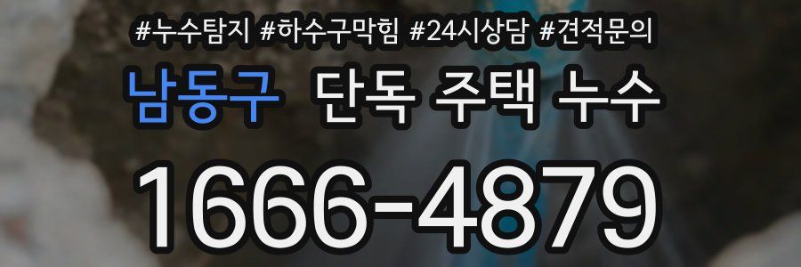 남동구 단독 주택 누수