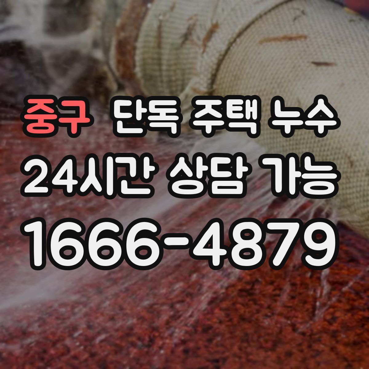 중구 단독 주택 누수