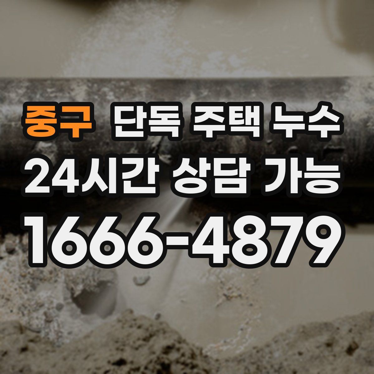 중구 단독 주택 누수