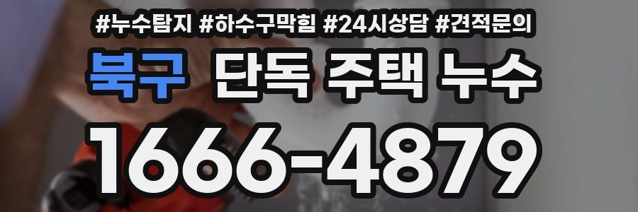 북구 단독 주택 누수