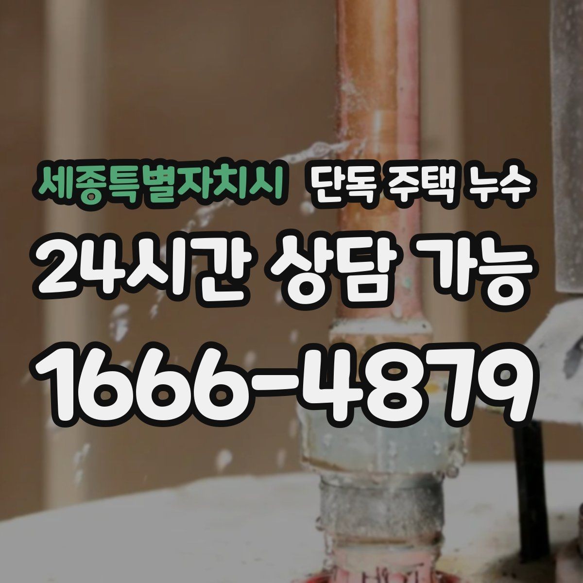 세종특별자치시 단독 주택 누수 균열이 작아도 물이 스며드는 이유