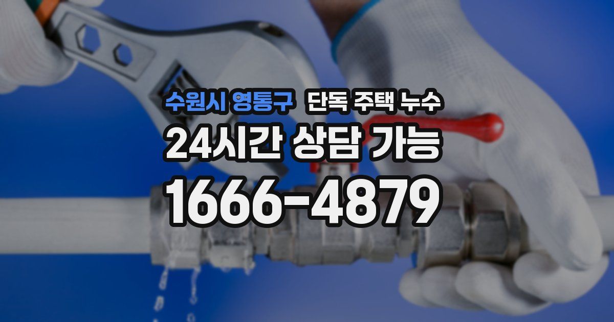 수원시 영통구 단독 주택 누수