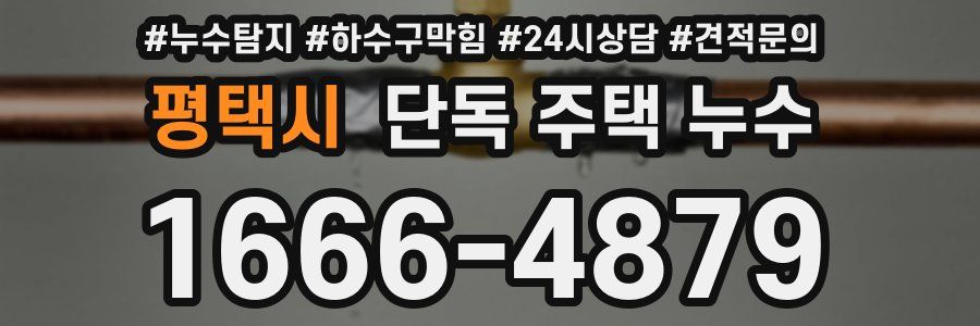 평택시 단독 주택 누수