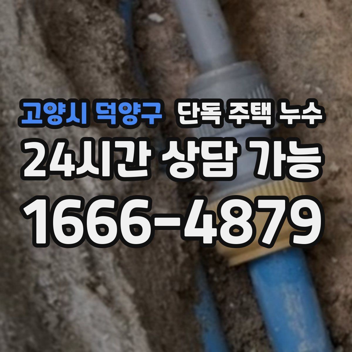 고양시 덕양구 단독 주택 누수 분배기 주변 누수 흔적 확인 방법