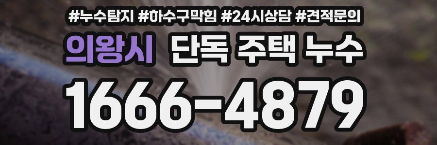 의왕시 단독 주택 누수