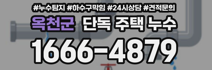 옥천군 단독 주택 누수