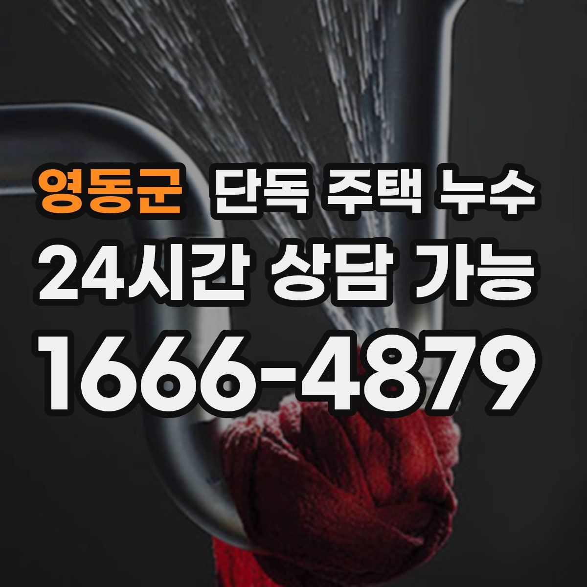 영동군 단독 주택 누수