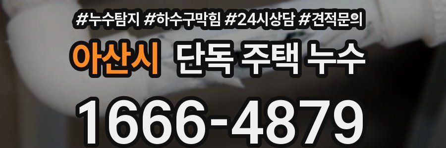 아산시 단독 주택 누수