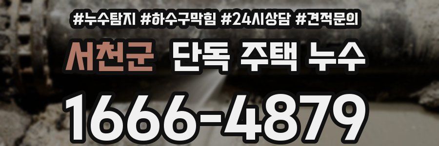 서천군 단독 주택 누수