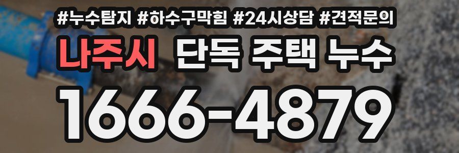 나주시 단독 주택 누수