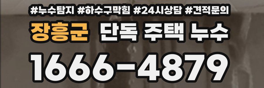 장흥군 단독 주택 누수