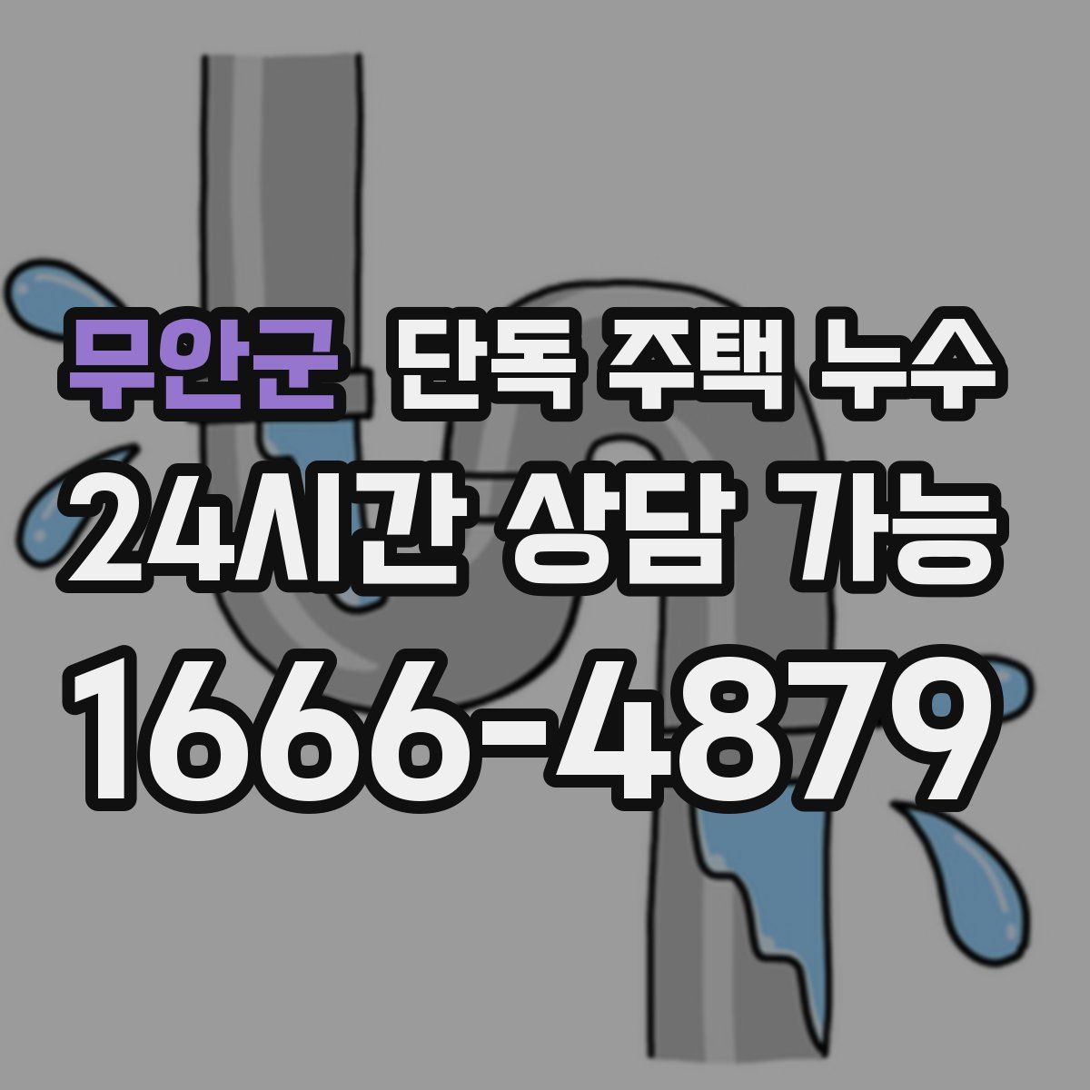 무안군 단독 주택 누수