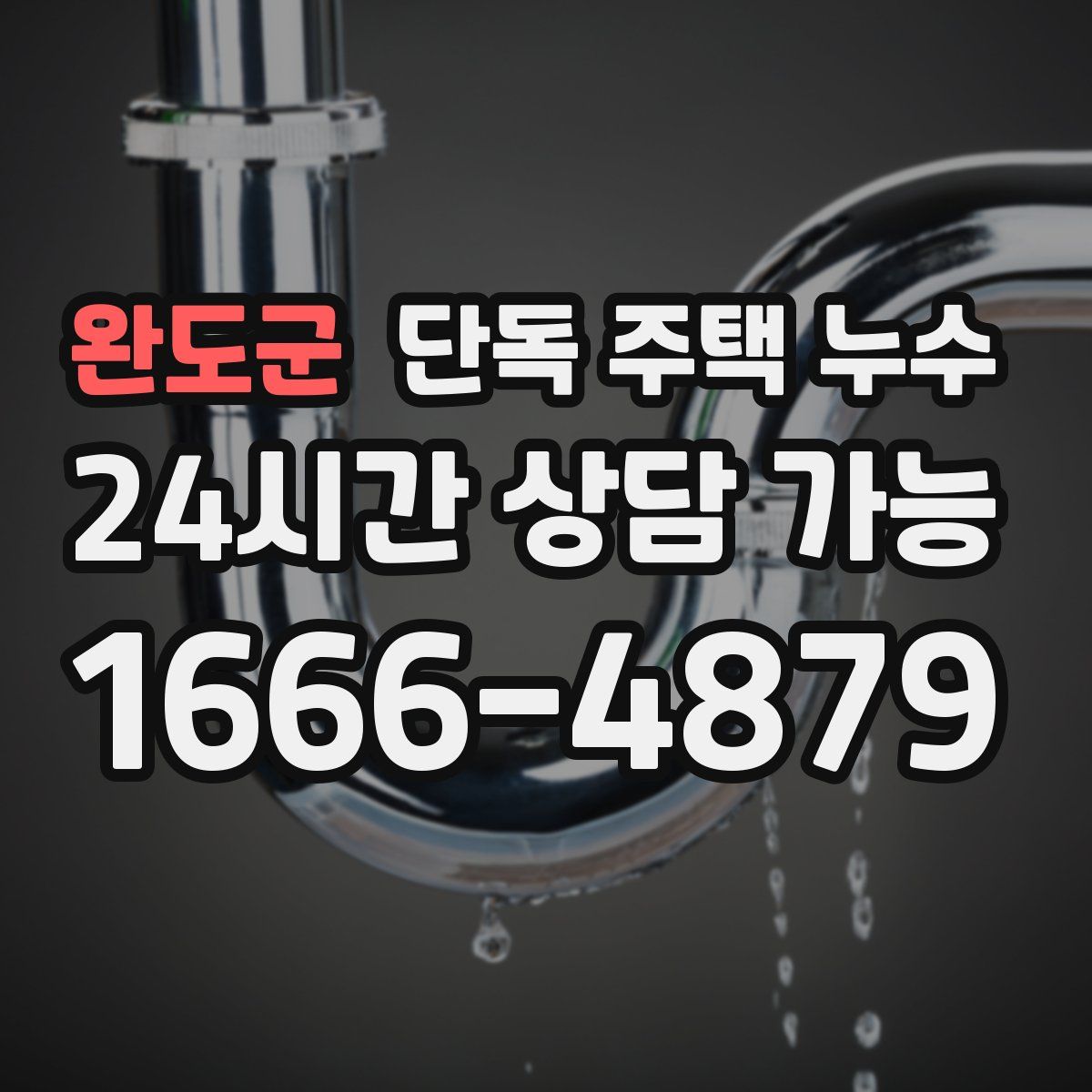 완도군 단독 주택 누수