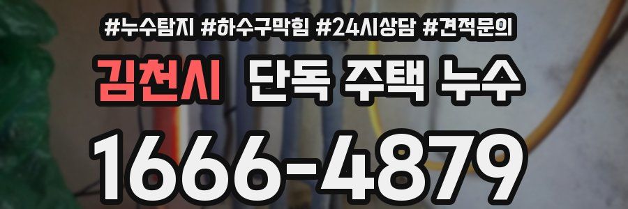 김천시 단독 주택 누수