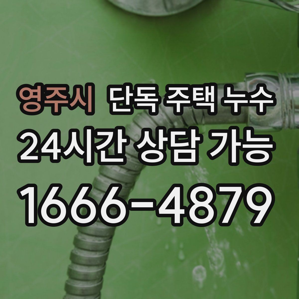 영주시 단독 주택 누수 동파 이후 미세 누수가 계속될 때
