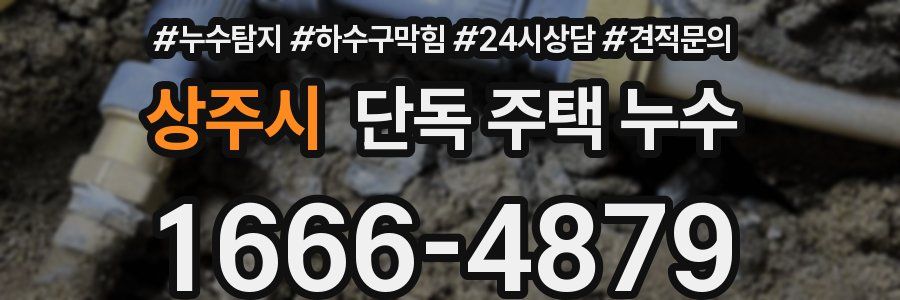 상주시 단독 주택 누수