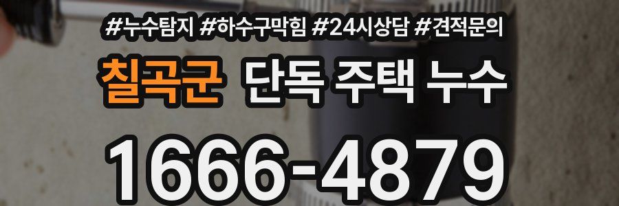 칠곡군 단독 주택 누수