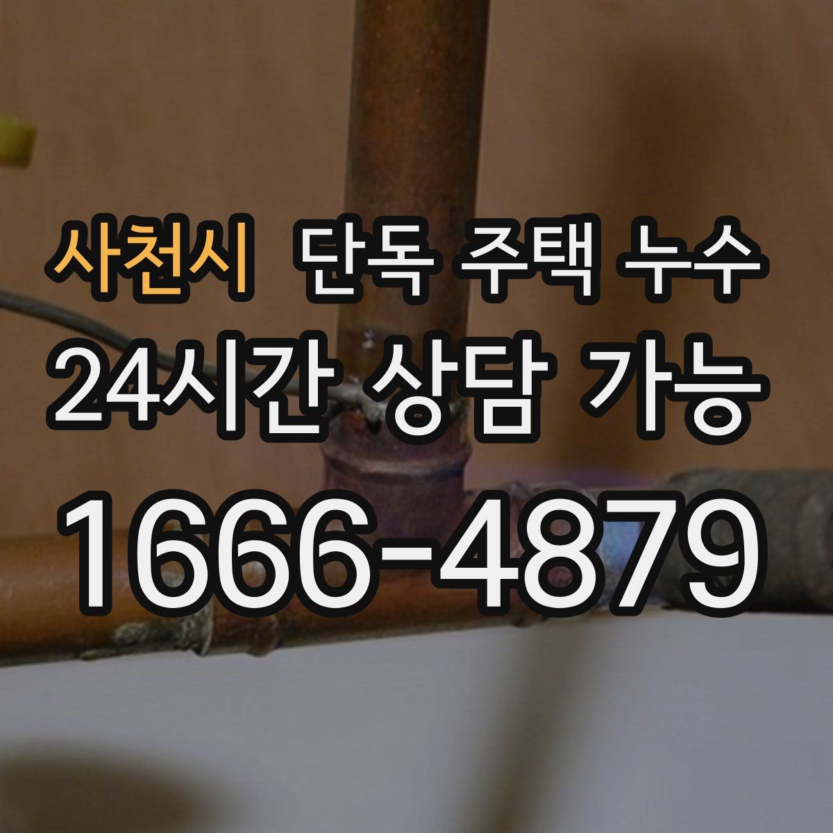 사천시 단독 주택 누수