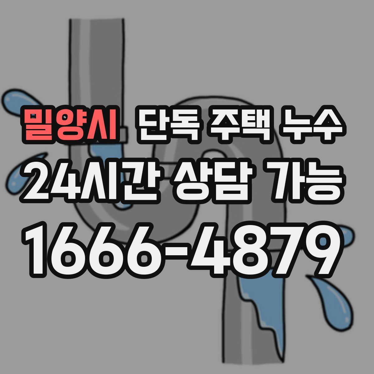 밀양시 단독 주택 누수