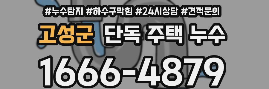 고성군 단독 주택 누수