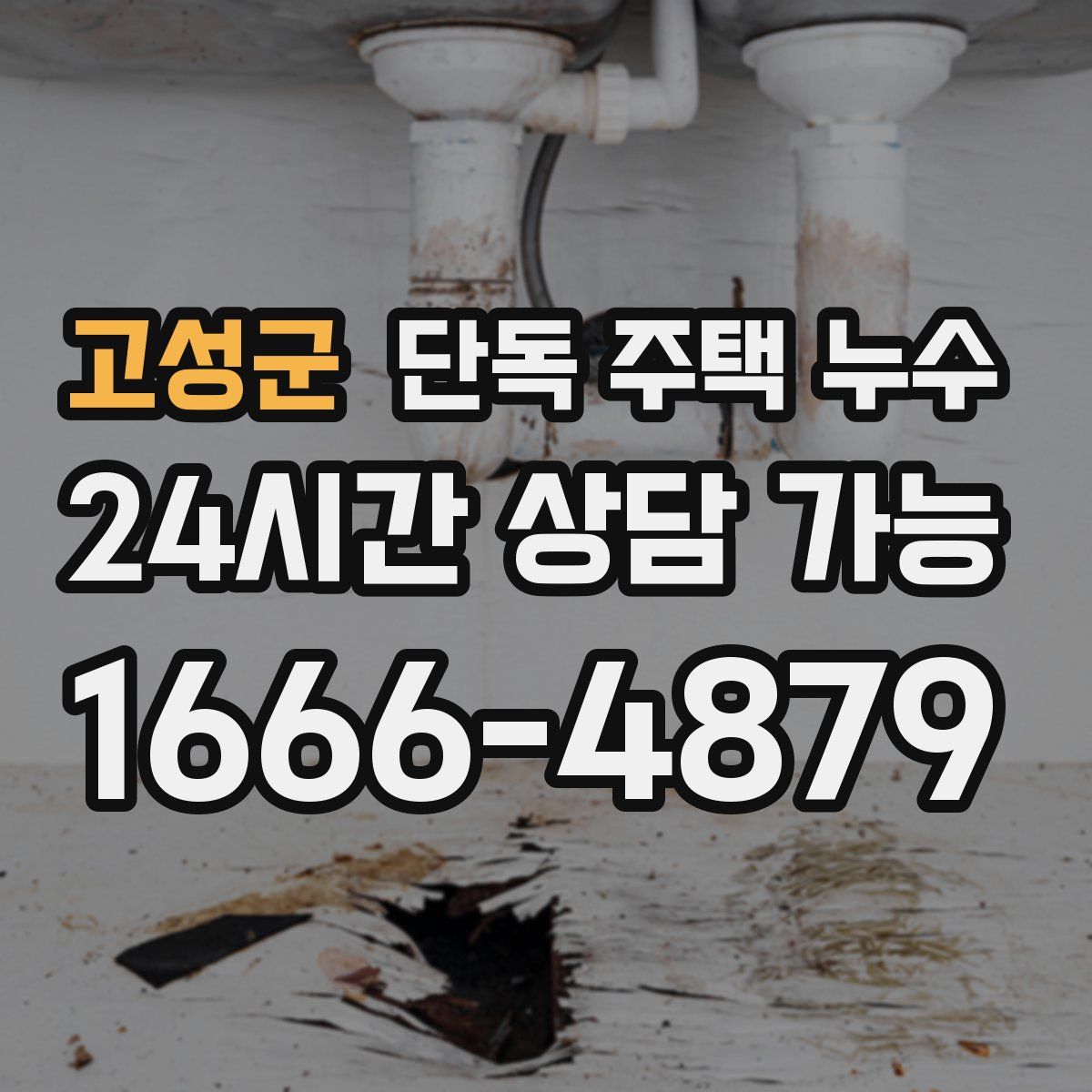 고성군 단독 주택 누수