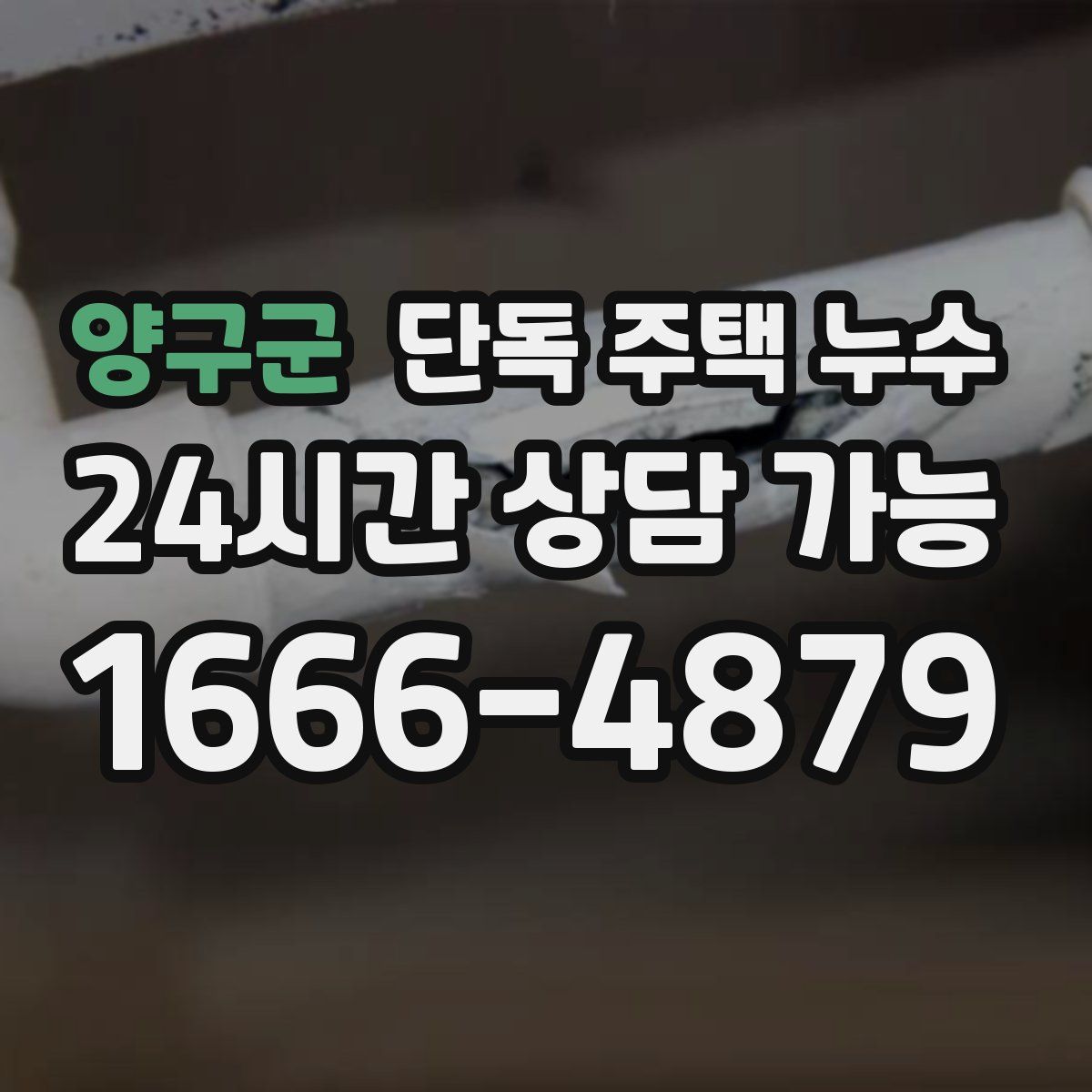 양구군 단독 주택 누수