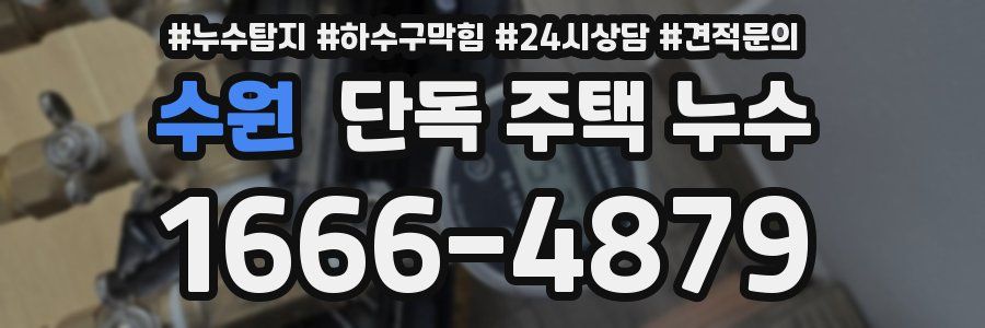 수원 단독 주택 누수