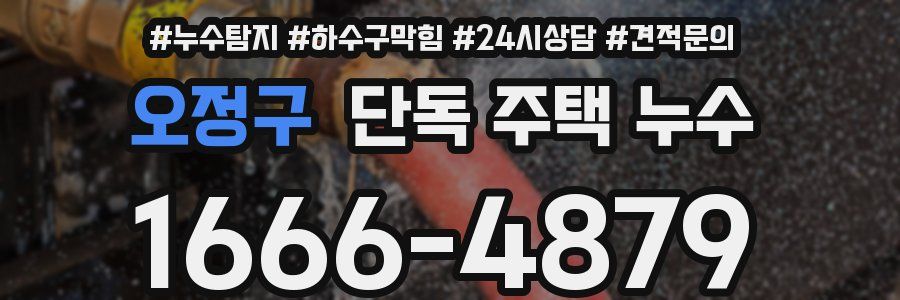 오정구 단독 주택 누수