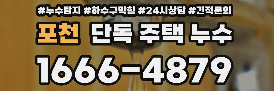 포천 단독 주택 누수