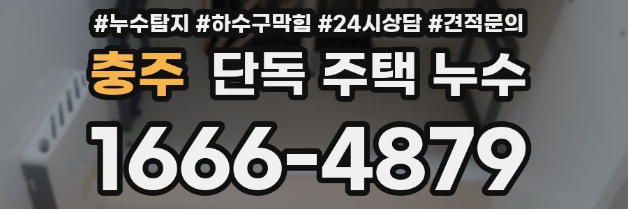 충주 단독 주택 누수