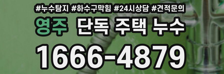 영주 단독 주택 누수