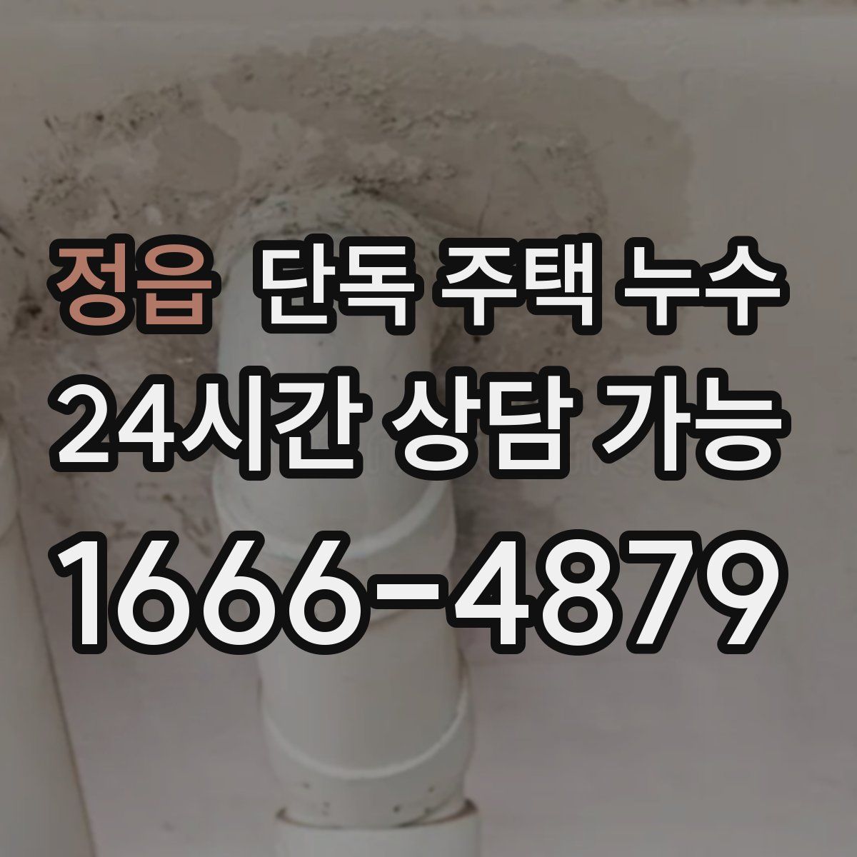 정읍 단독 주택 누수