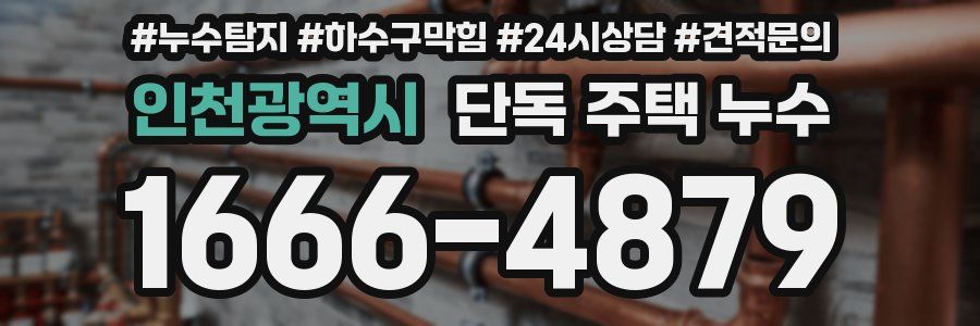 인천광역시 단독 주택 누수