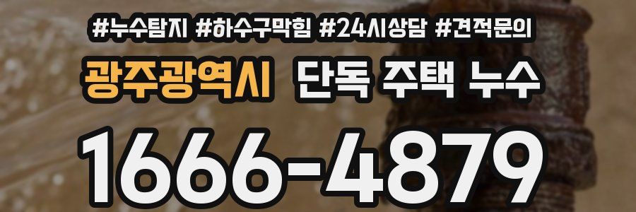 광주광역시 단독 주택 누수