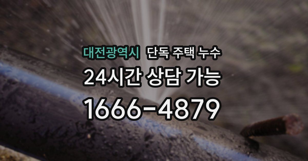 대전광역시 단독 주택 누수