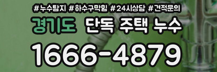 경기도 단독 주택 누수