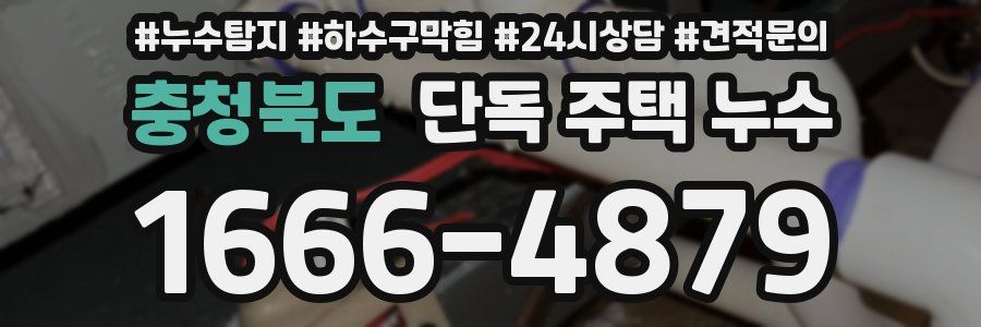 충청북도 단독 주택 누수