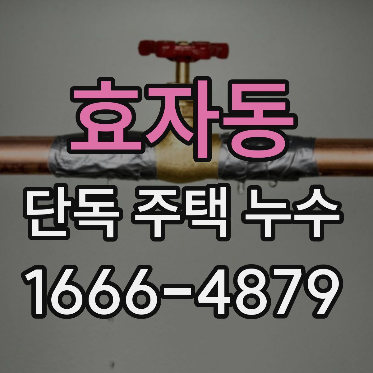 효자동 단독 주택 누수