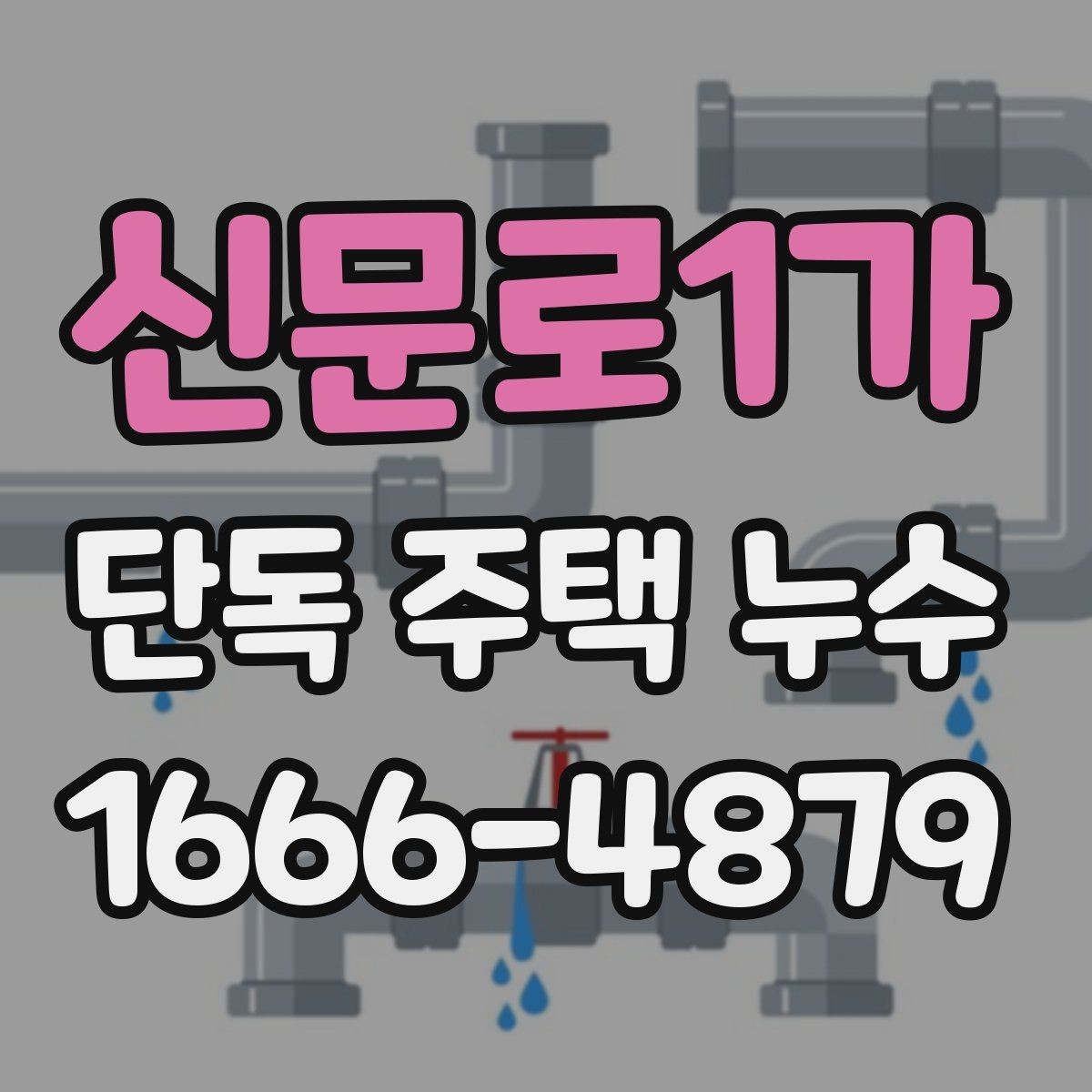 신문로1가 단독 주택 누수 의심 때 바로 해야 할 일